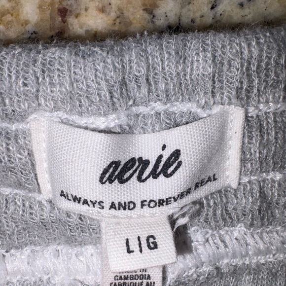 Aerie med. heather gray set size L - Picture 3 of 9